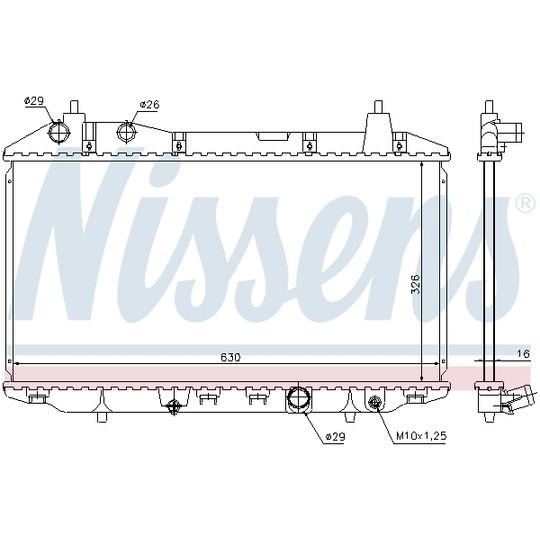 68147 - Radiator, engine cooling 