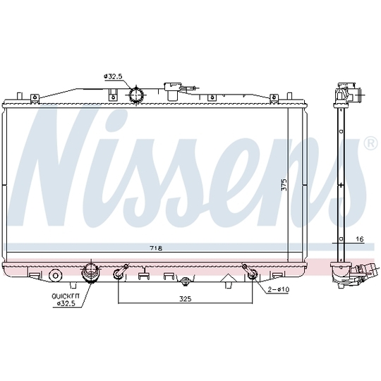 68152 - Radiator, engine cooling 