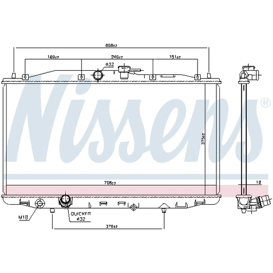 68604 - Radiator, engine cooling 