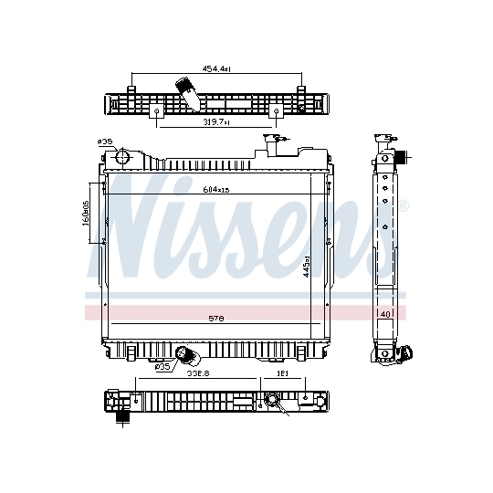 68742 - Radiator, engine cooling 