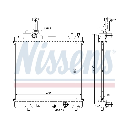 69401 - Radiator, engine cooling 