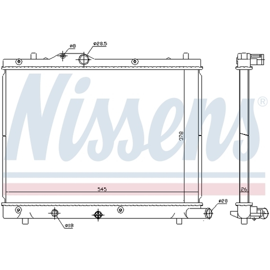 69404 - Radiator, engine cooling 