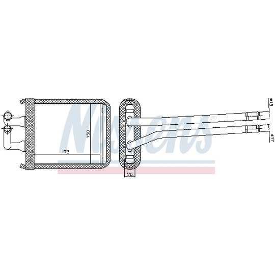 77539 - Heat Exchanger, interior heating 