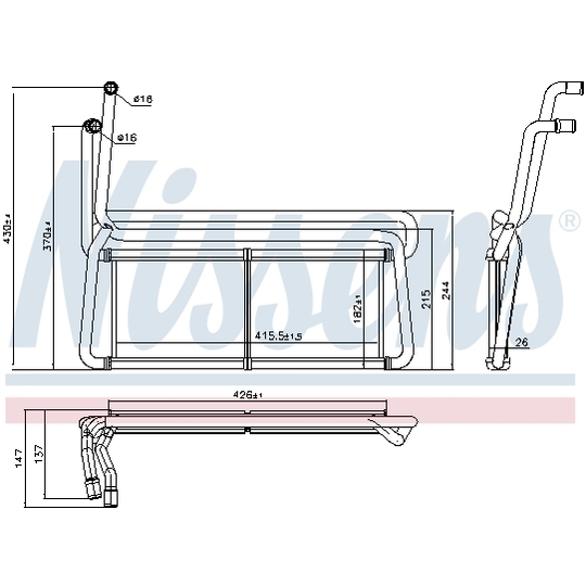 75007 - Heat Exchanger, interior heating 