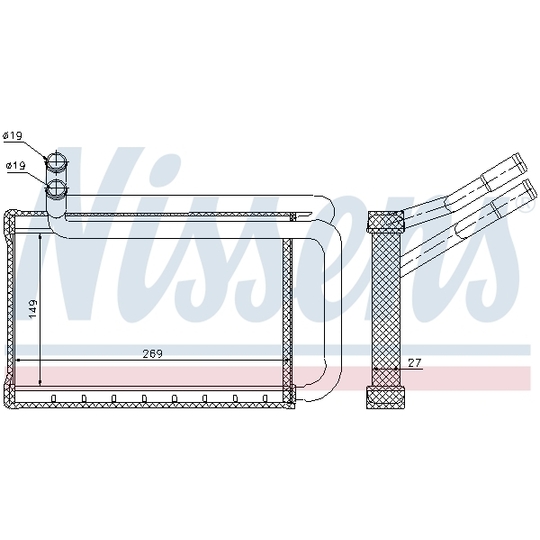 77636 - Heat Exchanger, interior heating 