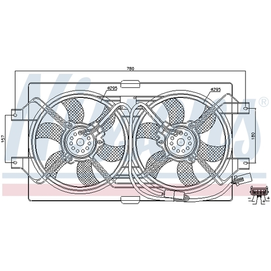 85386 - Ventilaator, mootorijahutus 