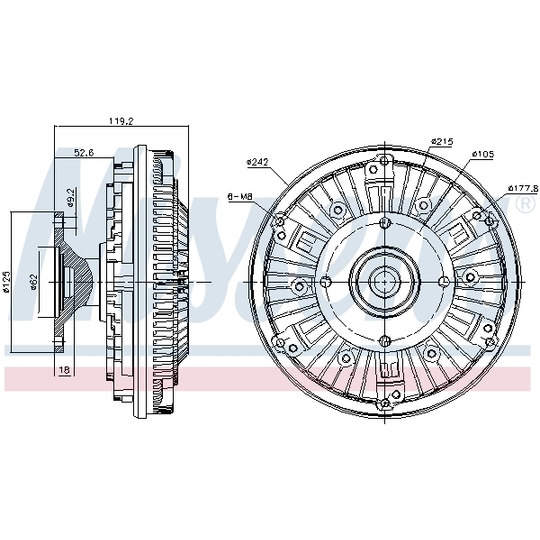 86076 - Clutch, radiator fan 