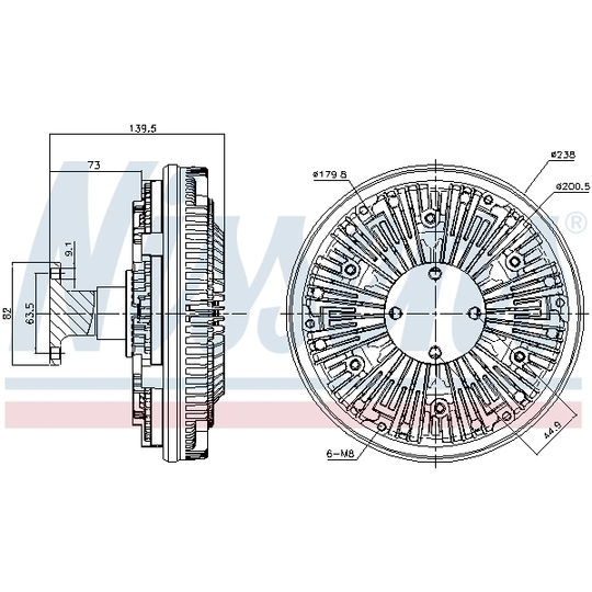 86162 - Clutch, radiator fan 