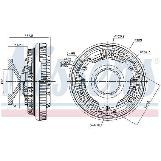 86072 - Clutch, radiator fan 