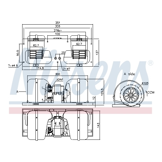 87141 - Interior Blower 