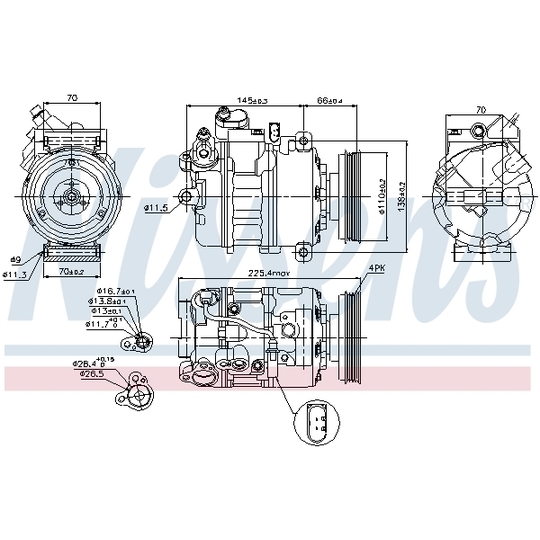 89023 - Kompressori, ilmastointilaite 
