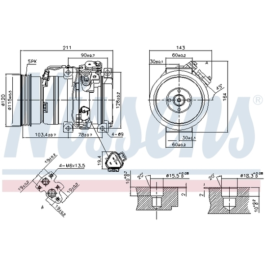 890066 - Compressor, air conditioning 