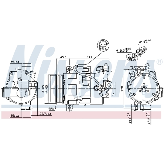 89043 - Compressor, air conditioning 