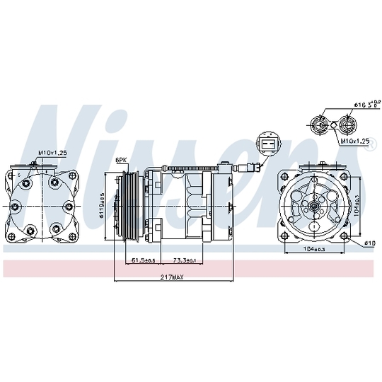89056 - Compressor, air conditioning 