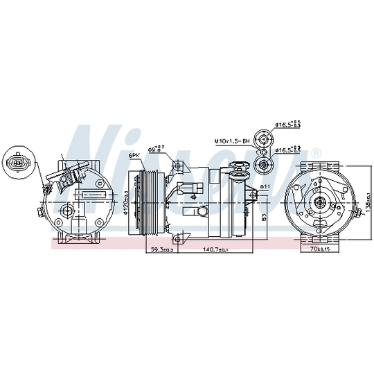 89057 - Kompressori, ilmastointilaite 