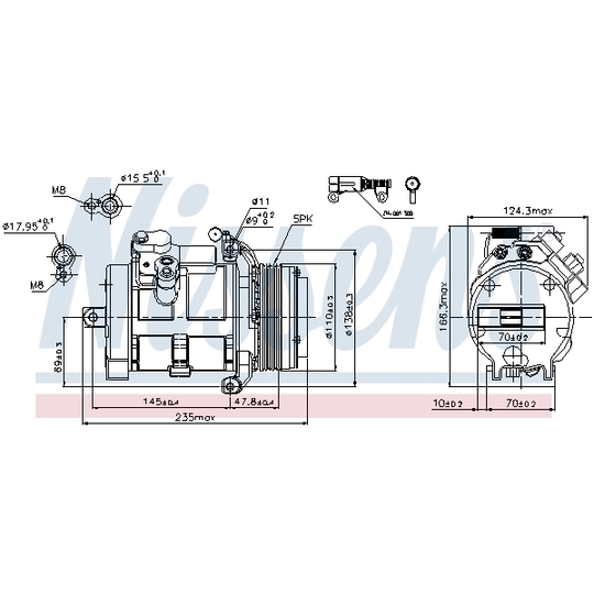 89077 - Kompressori, ilmastointilaite 