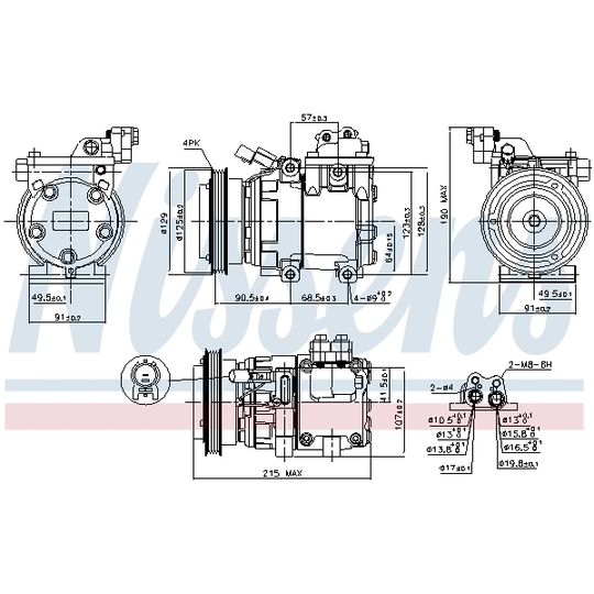 89085 - Compressor, air conditioning 