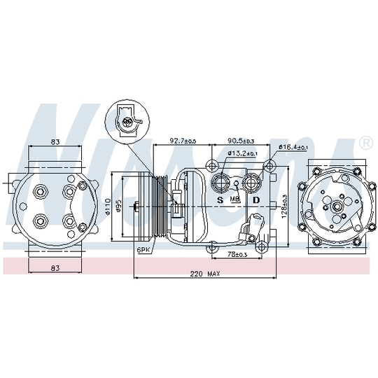 89071 - Compressor, air conditioning 