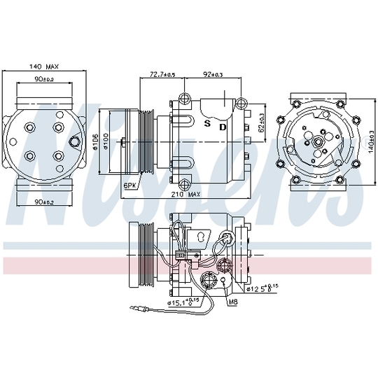 89066 - Compressor, air conditioning 