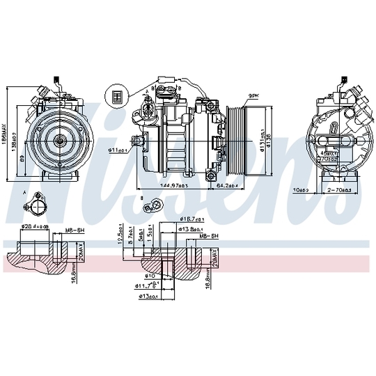 89371 - Kompressori, ilmastointilaite 