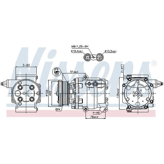 89358 - Compressor, air conditioning 