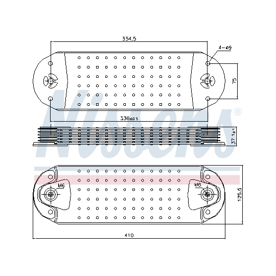 90763 - Oil Cooler, engine oil 