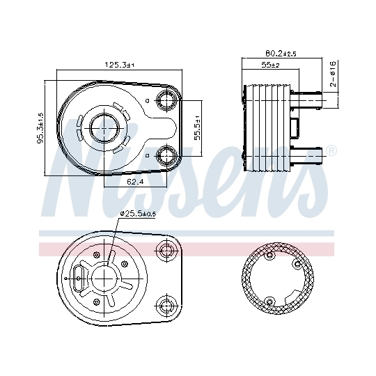 90898 - Õliradiaator, mootoriõli 