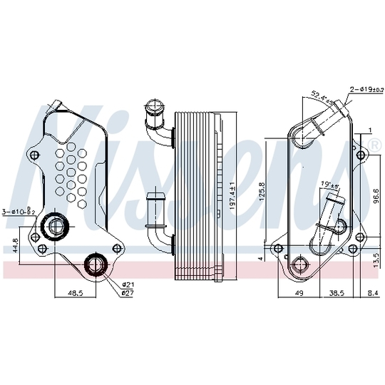 91126 - Oil Cooler, engine oil 