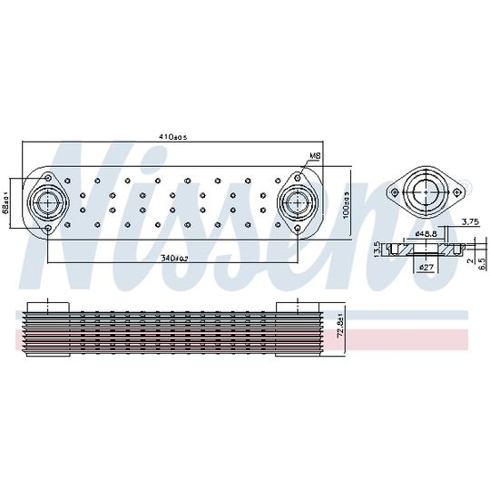 91133 - Oil Cooler, engine oil 