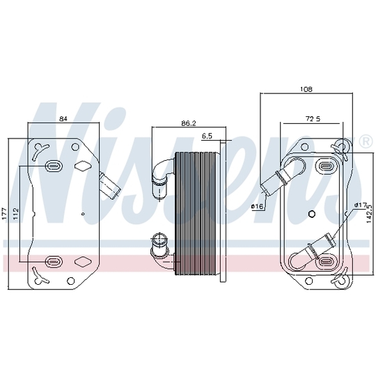 91189 - Õliradiaator, mootoriõli 