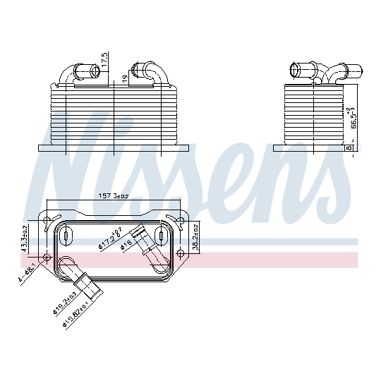 91237 - Oil Cooler, engine oil 