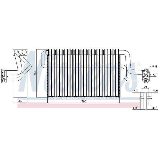 92306 - Evaporator, air conditioning 