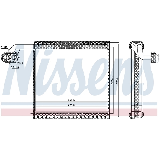 92340 - Evaporator, air conditioning 