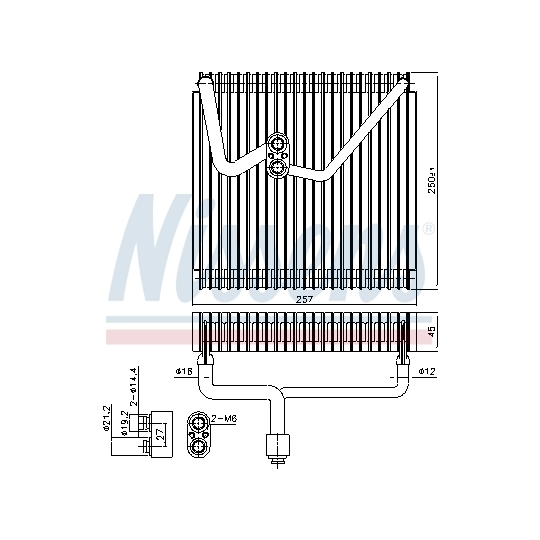 92339 - Evaporator, air conditioning 