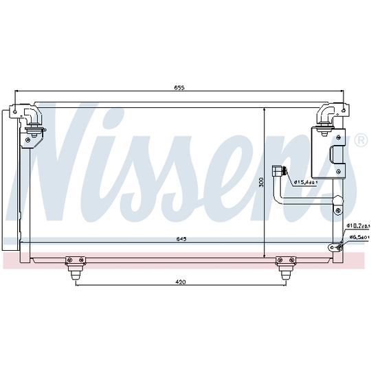 940091 - Condenser, air conditioning 