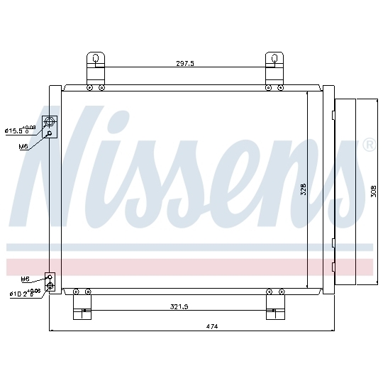 940122 - Condenser, air conditioning 