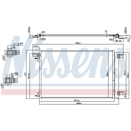 940479 - Condenser, air conditioning 