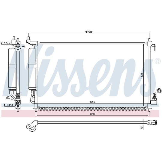 940476 - Kondensor, klimatanläggning 