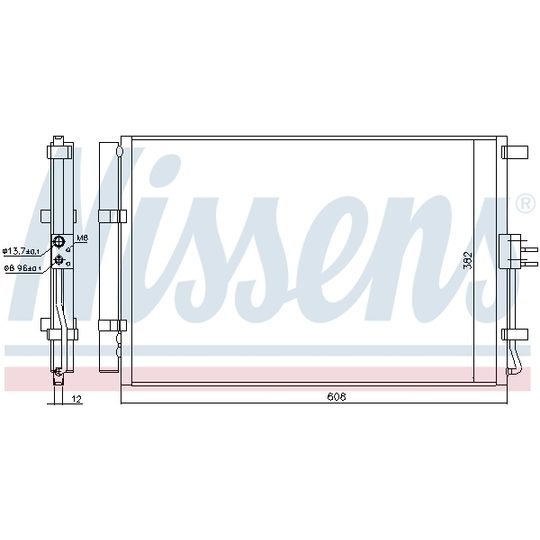 940573 - Condenser, air conditioning 