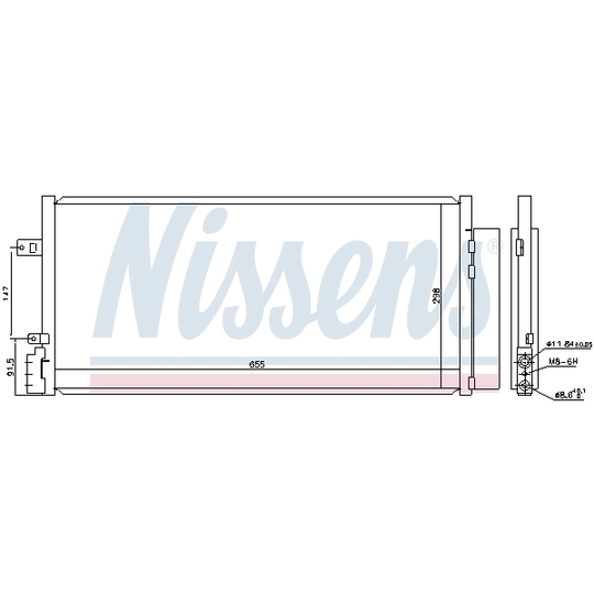 940581 - Condenser, air conditioning 