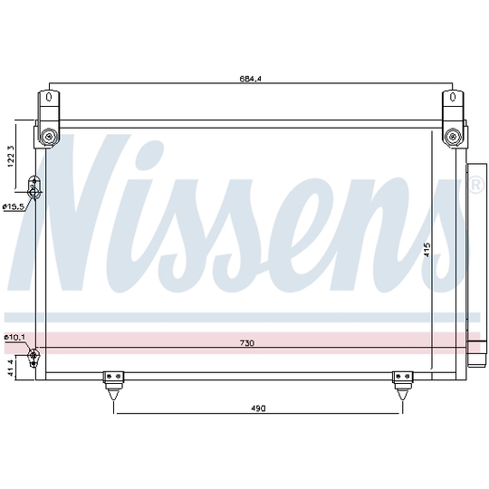 940566 - Condenser, air conditioning 