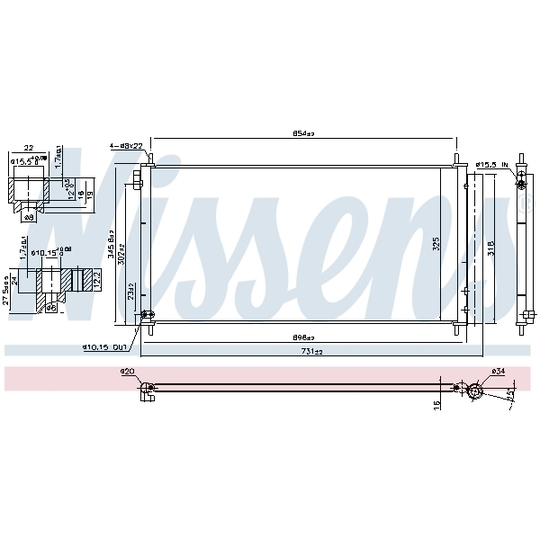 940534 - Condenser, air conditioning 