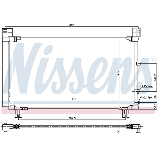 940572 - Condenser, air conditioning 