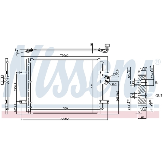 940584 - Condenser, air conditioning 