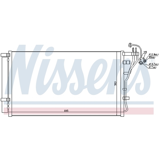 940698 - Condenser, air conditioning 