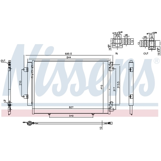 940691 - Condenser, air conditioning 