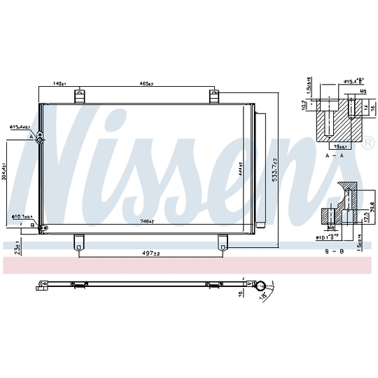 940649 - Condenser, air conditioning 