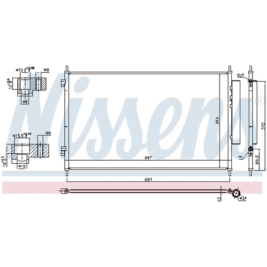 940811 - Condenser, air conditioning 