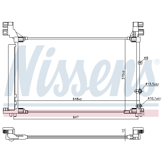 941165 - Condenser, air conditioning 