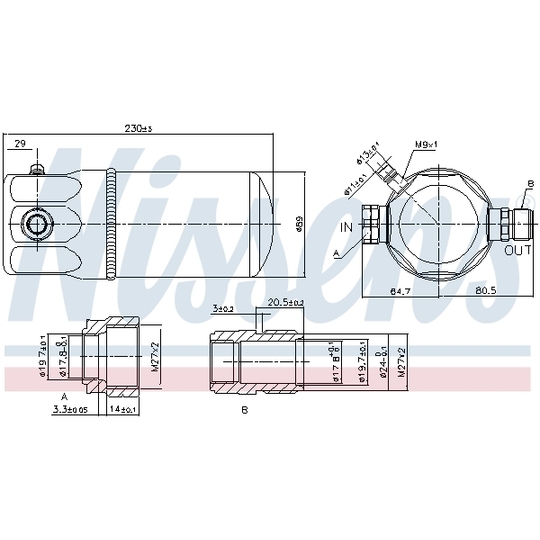 95165 - Dryer, air conditioning 